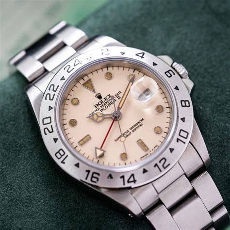 rolex explorer 16550 cream|rolex explorer ii 1655 price.